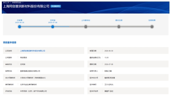 同创普润